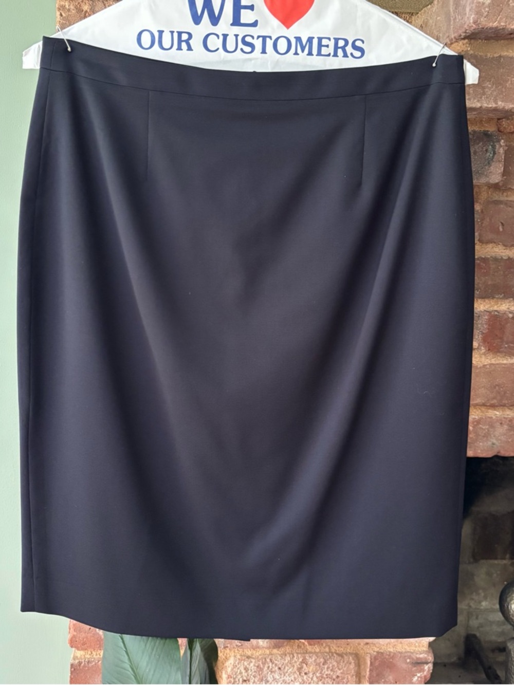 Brooks Brothers Classic Navy Pencil Skirt